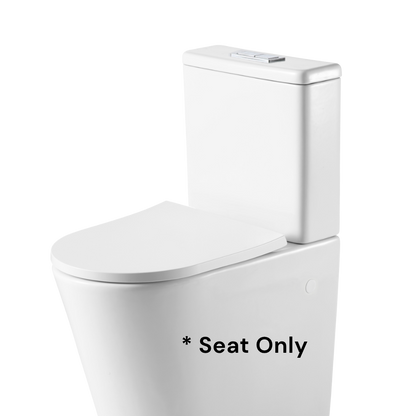 Oliveri Vienna Comfort Height Ambulant Toilet Suite (Seat Only) White