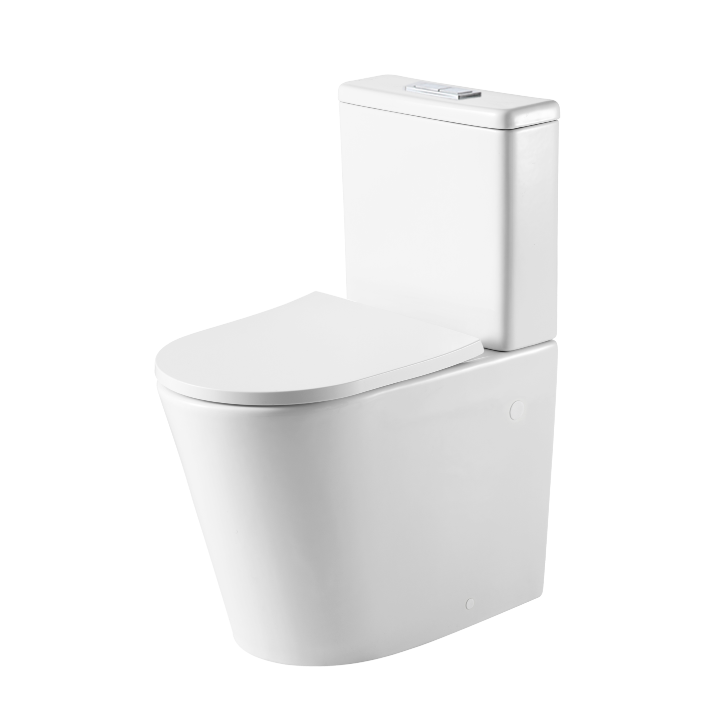 Oliveri Vienna Short Projection Comfort Height Back To Wall Toilet Suite White