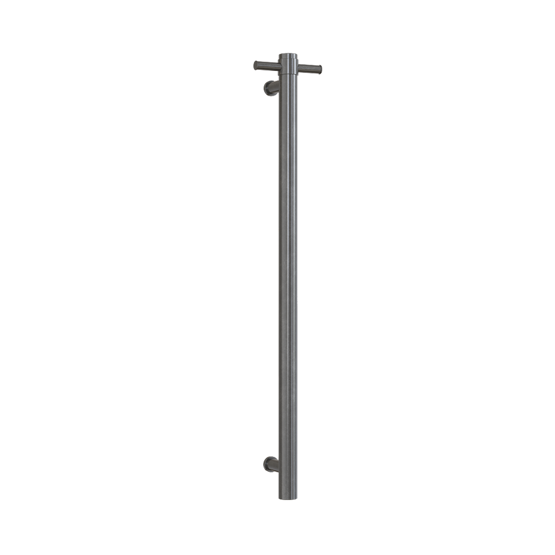Thermogroup Round Vertical Single Heated Towel Rail