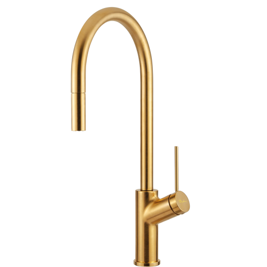 Oliveri Vilo Pull Out Mixer Bright Gold