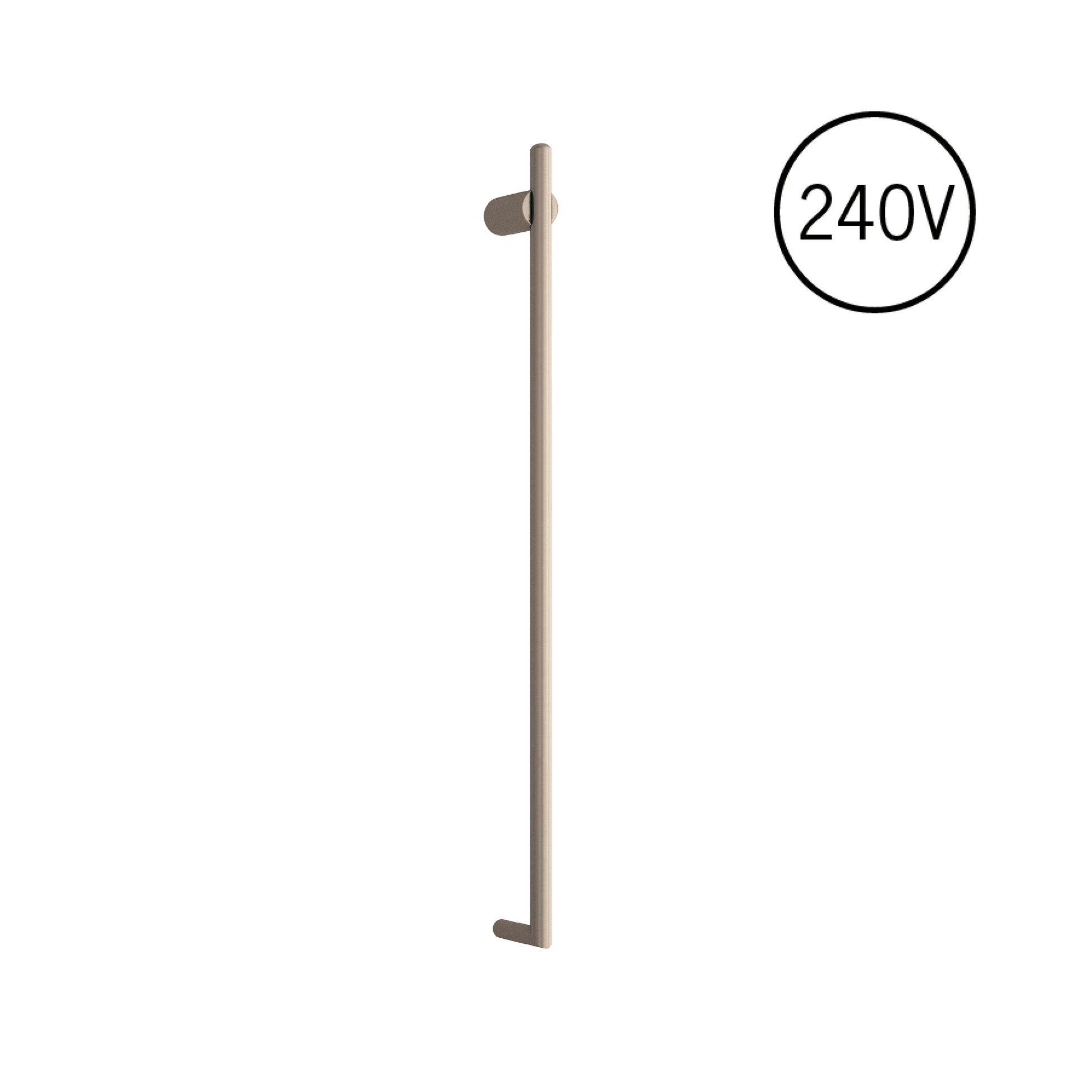 VTH900BN Brushed Nickel Vertical Heated Towel Rail