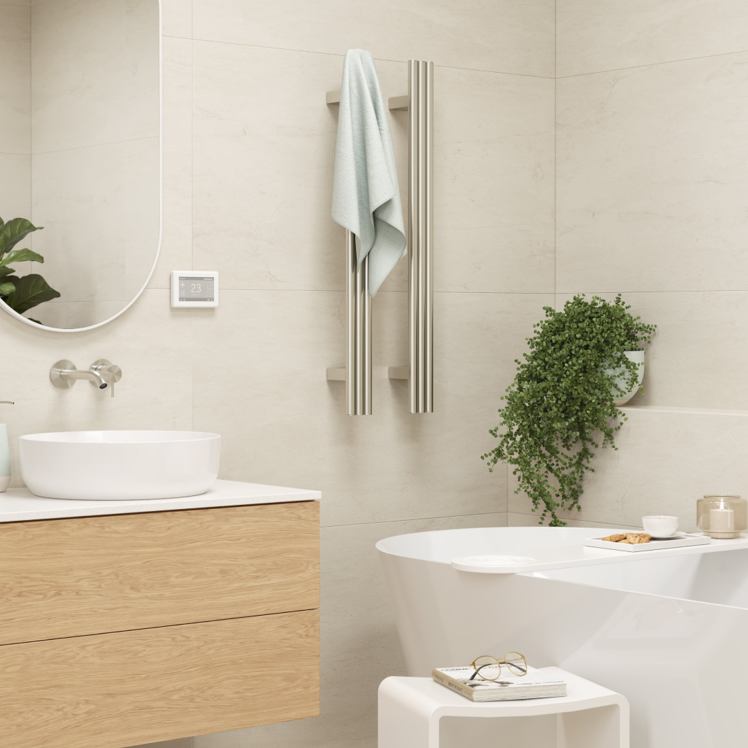 Thermogroup VW900 Vertical Triple Tube Heated Towel Rail