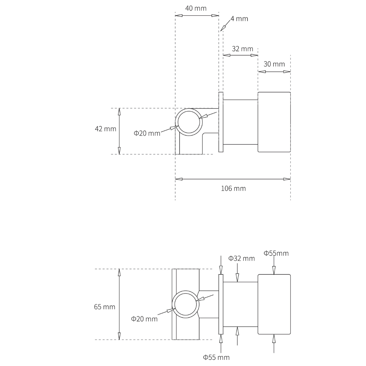 INFINITY PROGRESSIVE SHOWER OR BATH MIXER - Brushed Nickel