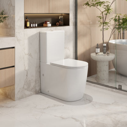 Walton Tornado Rimless Back-to-Wall Toilet Suite