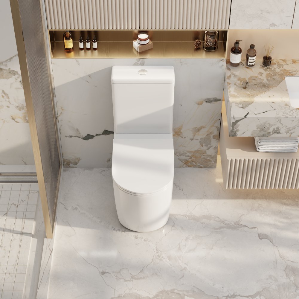 Walton Tornado Rimless Back-to-Wall Toilet Suite