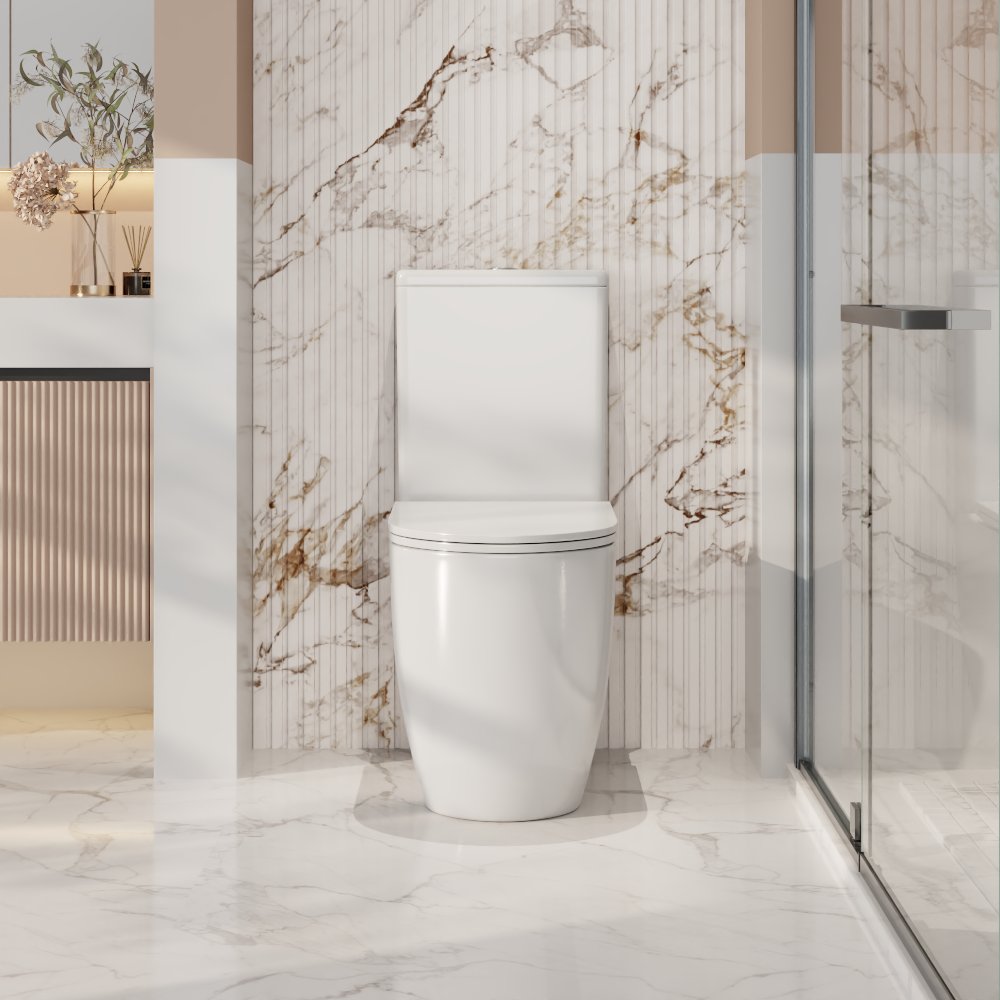 Walton Tornado Rimless Back-to-Wall Toilet Suite