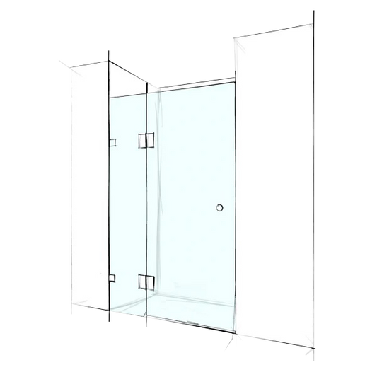Verotti Home Frameless Wall-To-Wall 2 Panels - 819