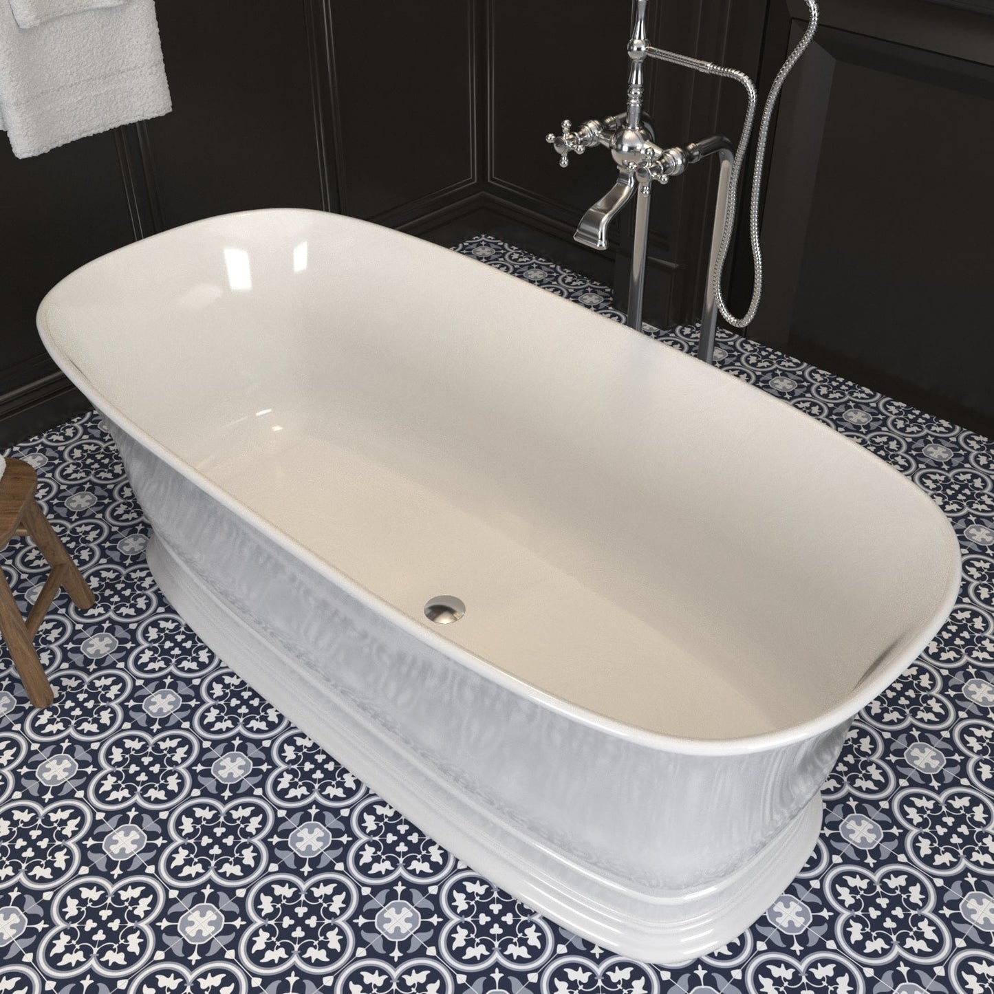 Traditional Freestanding Bath and Tapware Bathroom Package