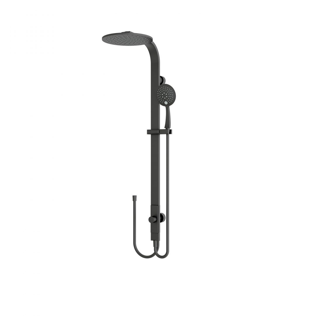 Nero Rain Round Shower Set Double Hose