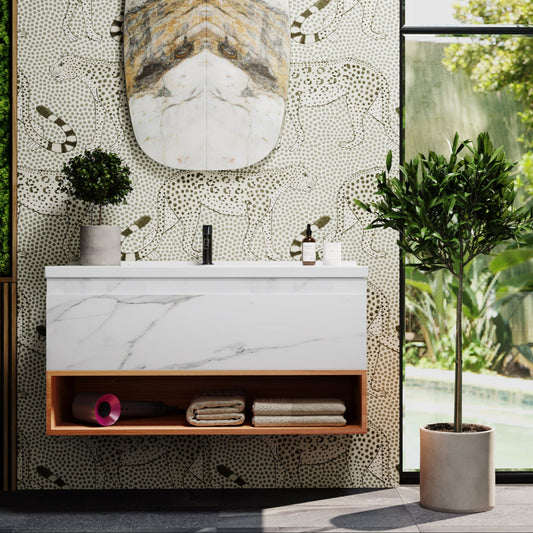 ZERO 1000MM, Callacatta,  Wall Hung