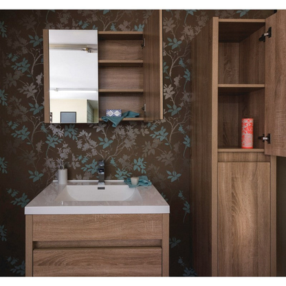 Belbagno Alexandra Mirror Cabinet  Oak 760 X 525 X 500