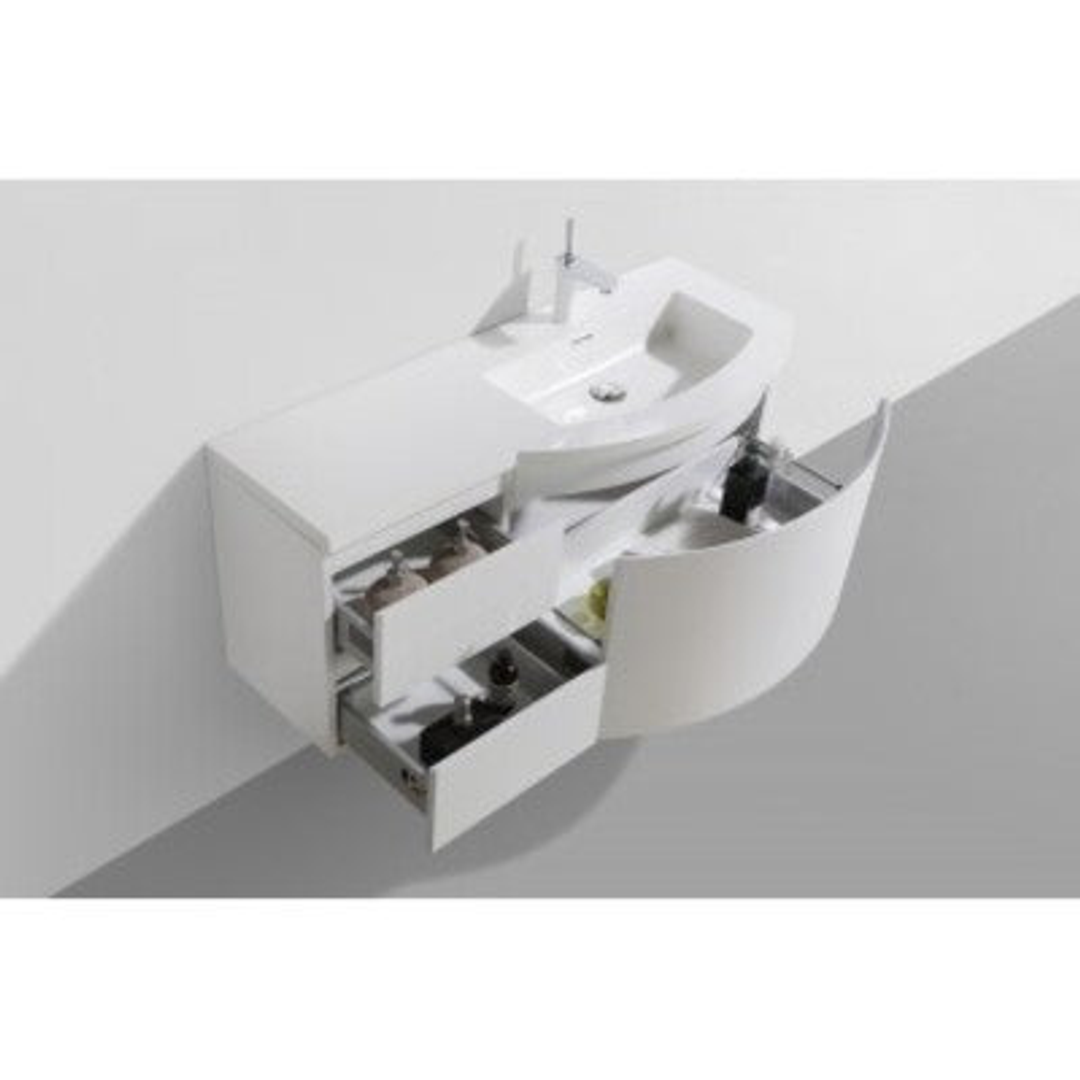 Belbagno Prospero Left 1200mm Wall Hung Vanity  1205X480X480