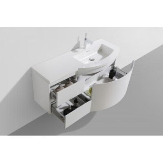 Belbagno Prospero Left 1200mm Wall Hung Vanity  1205X480X480