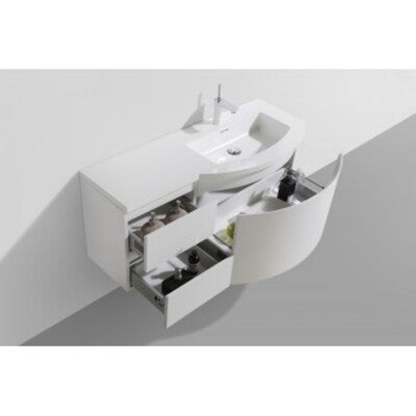 Belbagno Prospero Left 1200mm Wall Hung Vanity  1205X480X480