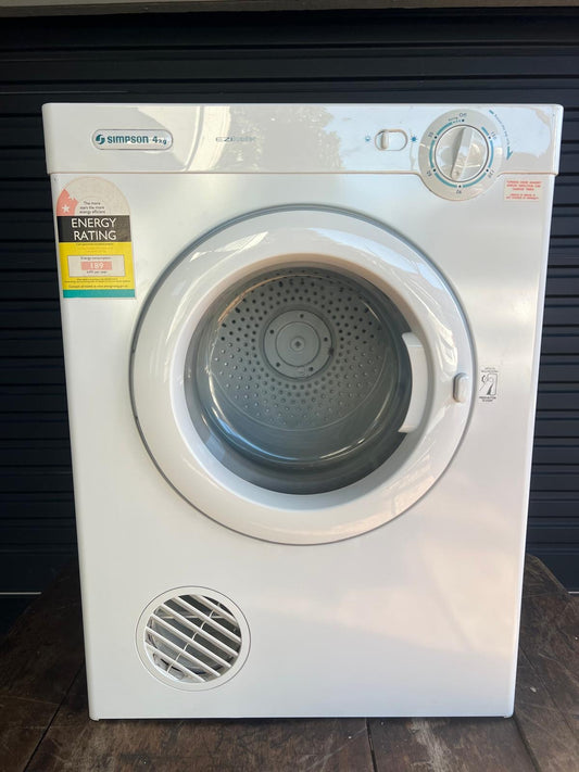 Simpson 39P400M EZI Loader Dryer – Quality Used | Tested & Cleaned | Reno Spares