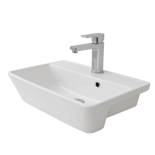 Agres 56 x 35 Semi-Recessed Basin