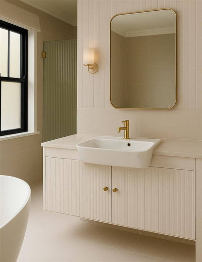 Agres 56 x 35 Semi-Recessed Basin
