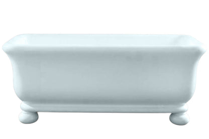 Kirkham 180 x 84 TitanCast Solid Surface Freestanding Bath with Ball Feet - Special Finish