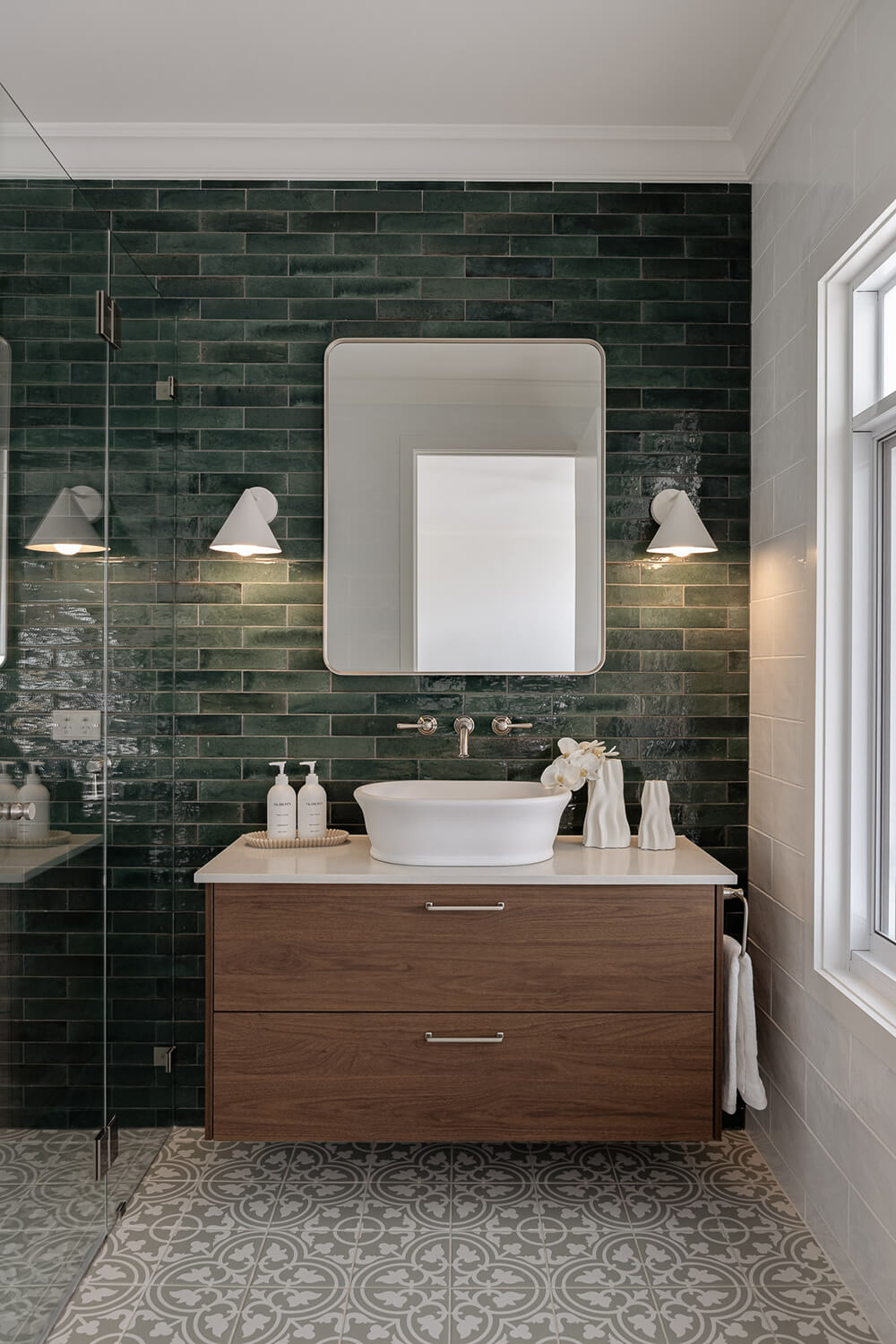 Cambridge 54 x 39 TitanCast Solid Surface Above Counter Basin-Satin Silk White