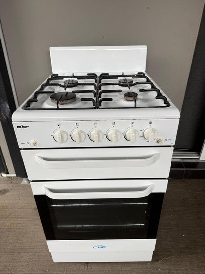 Chef CFG503WANG 50cm Freestanding Gas Stove Oven – Quality Used in Excellent Condition | Tested & Cleaned | Reno Spares