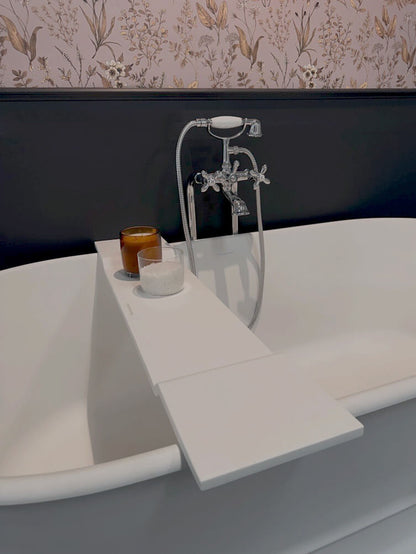 Solid Surface Bath Caddy 94 x 20 - Matte White