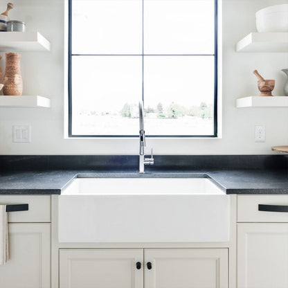 Patri 75 x 46 Fine Fireclay Single Bowl Farmhouse Butler Sink