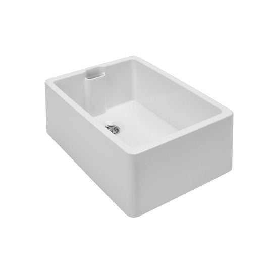 Belfast 60 x 46 Fine Fireclay Farmhouse Butler Sink with Internal Overflow