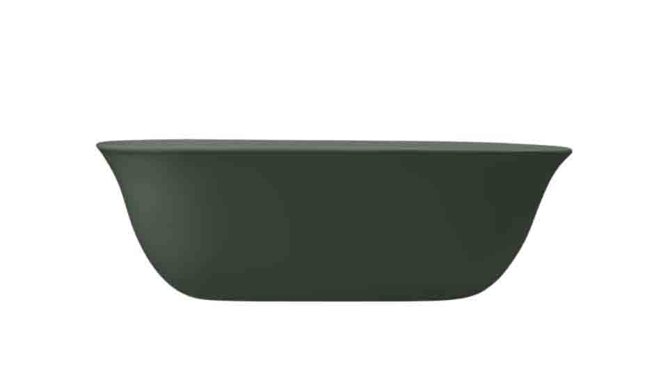 Blanche 162 x 77 TitanCast Solid Surface Freestanding Bath