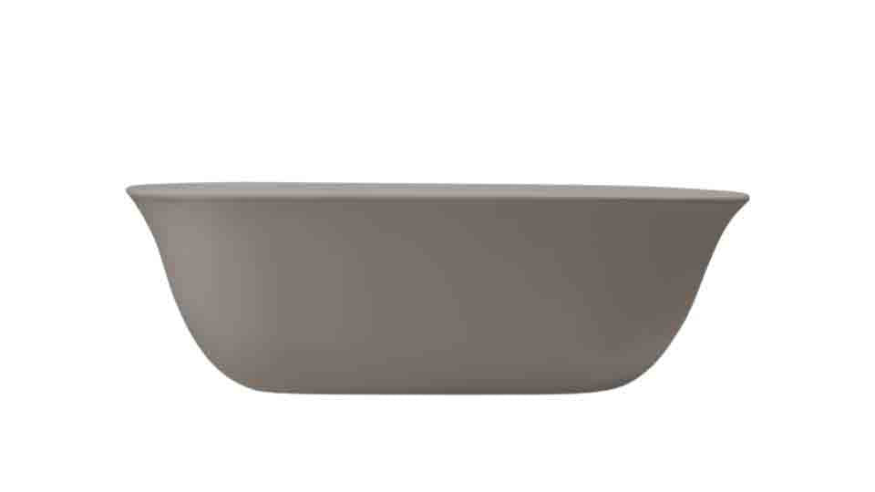 Blanche 162 x 77 TitanCast Solid Surface Freestanding Bath