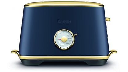 Breville the Toast Select Luxe Brass 2 Slice Toaster - Damson Blue