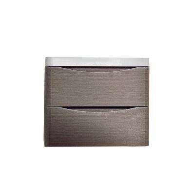 Belbagno Ancona 600mm Wall Hung Vanity Silver Oak 600 X 420 X 450