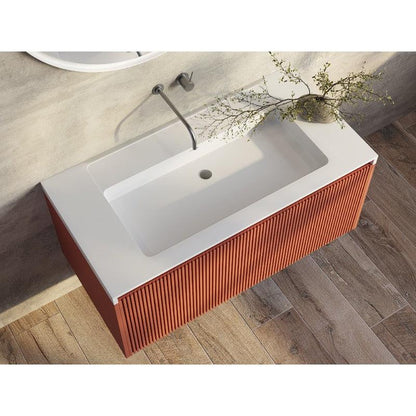 Belbagno Rimini 1000mm Wall- Hung Vanity  Inc Basin