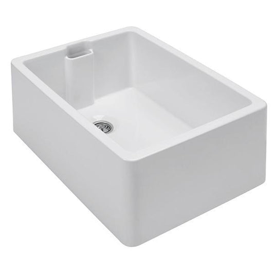 T&H Belfast 60 X 46 Fine Fireclay Butler Sink With Internal Overflow