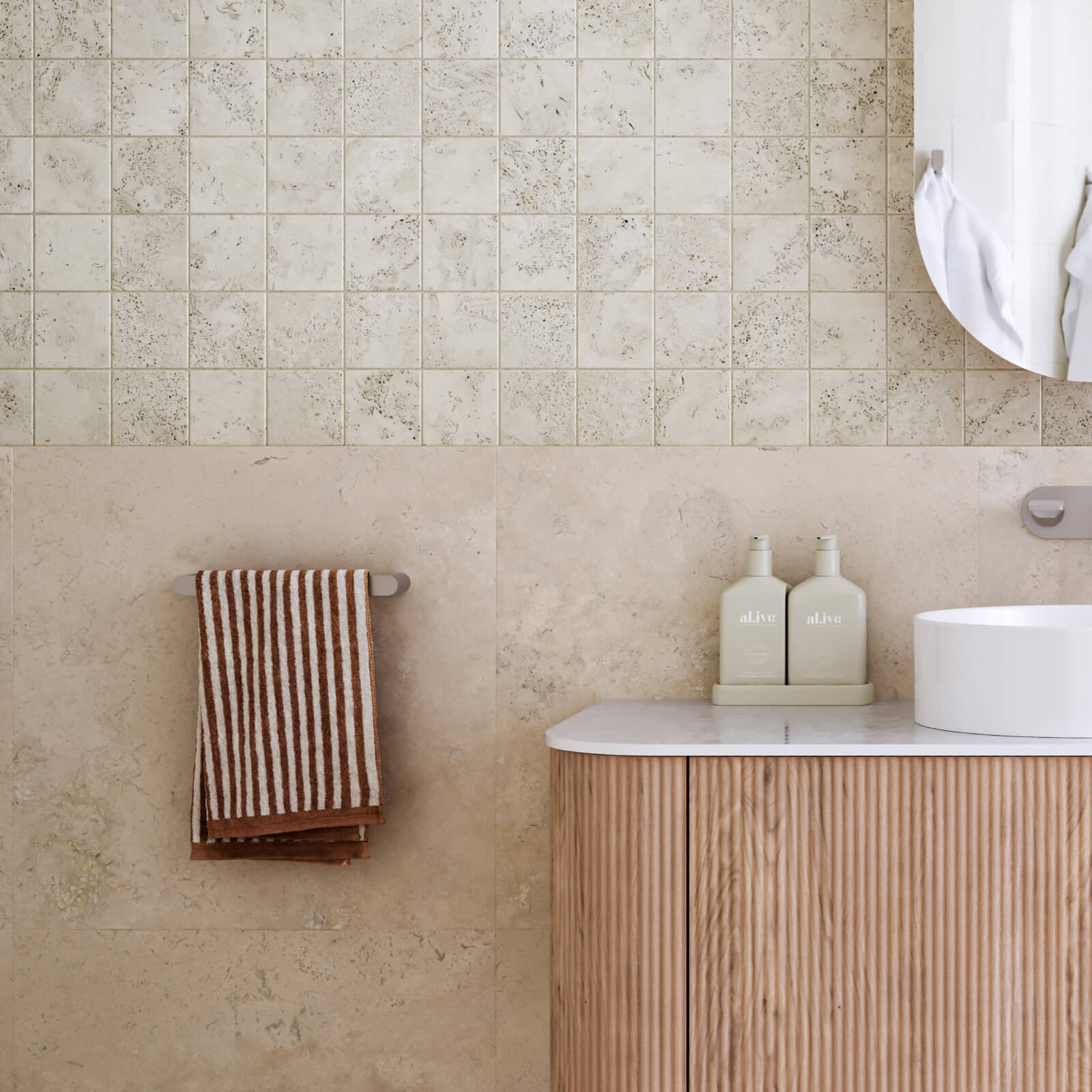 Caroma Urbane II Hand Towel Rail Gunmetal