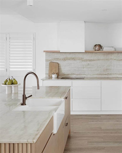 Chester 80 x 50 Double Flat Front Fine Fireclay Farmhouse Butler Sink