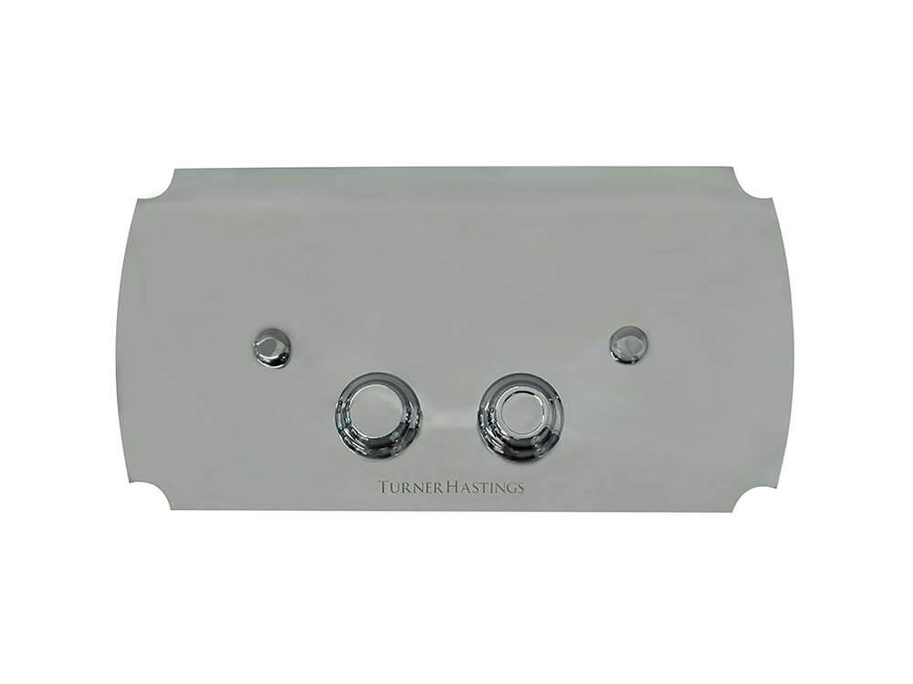 Claremont Chrome Flush Plate