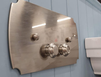 Claremont Brushed Nickel Flush Plate