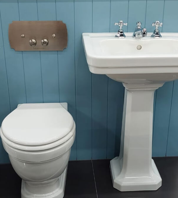 Claremont Brushed Nickel Flush Plate
