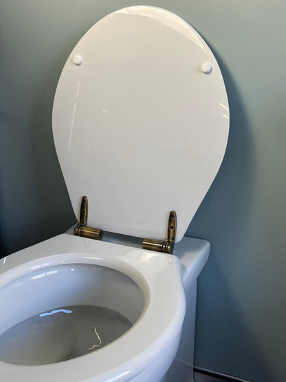 Claremont Floor Mounted Pan With Soft Close Seat