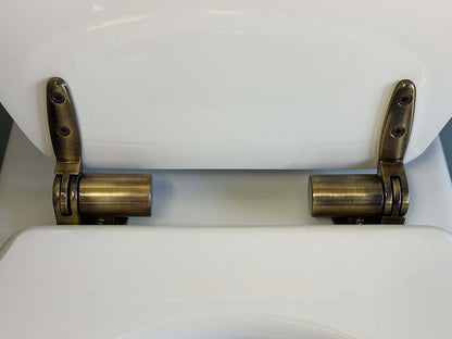 Claremont Floor Mounted Pan With Soft Close Seat