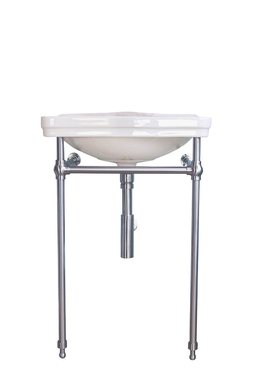 Claremont 58 x 45 Nuovo Basin Stand - Chrome