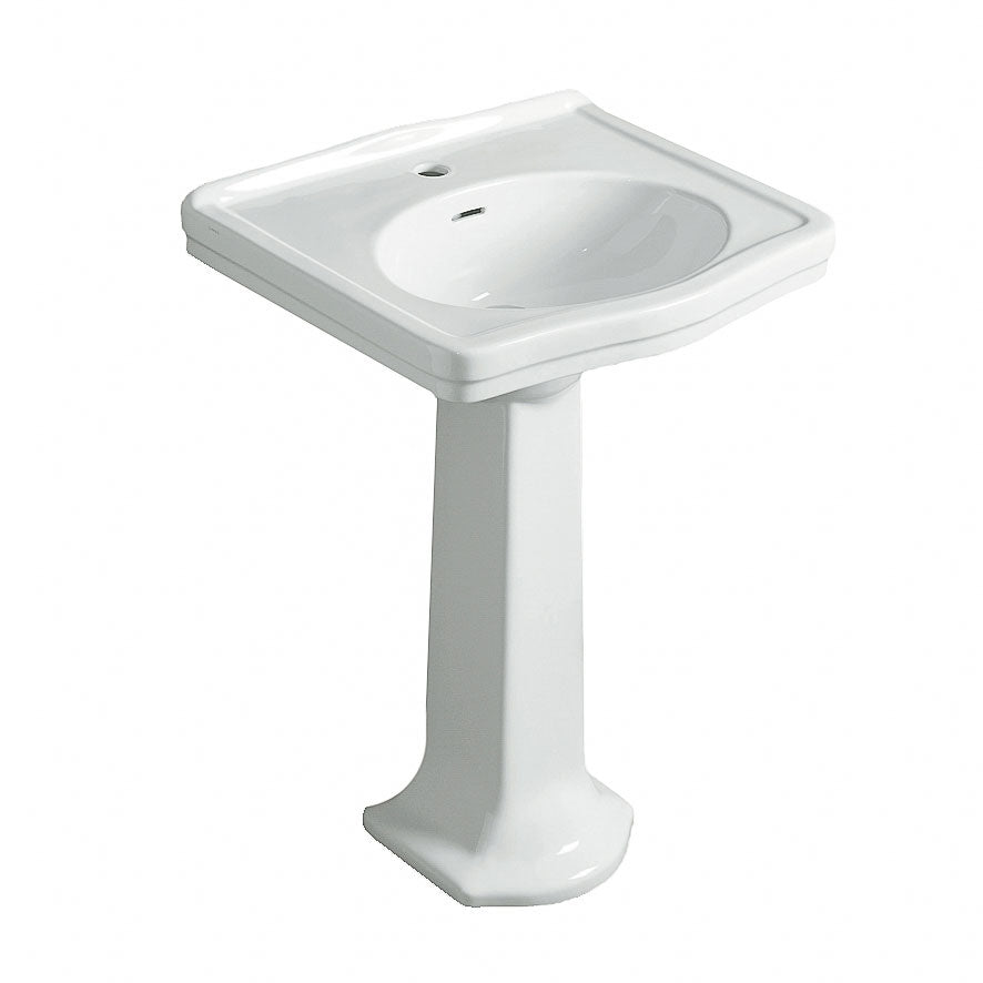 Claremont 58 x 45 Basin & Pedestal