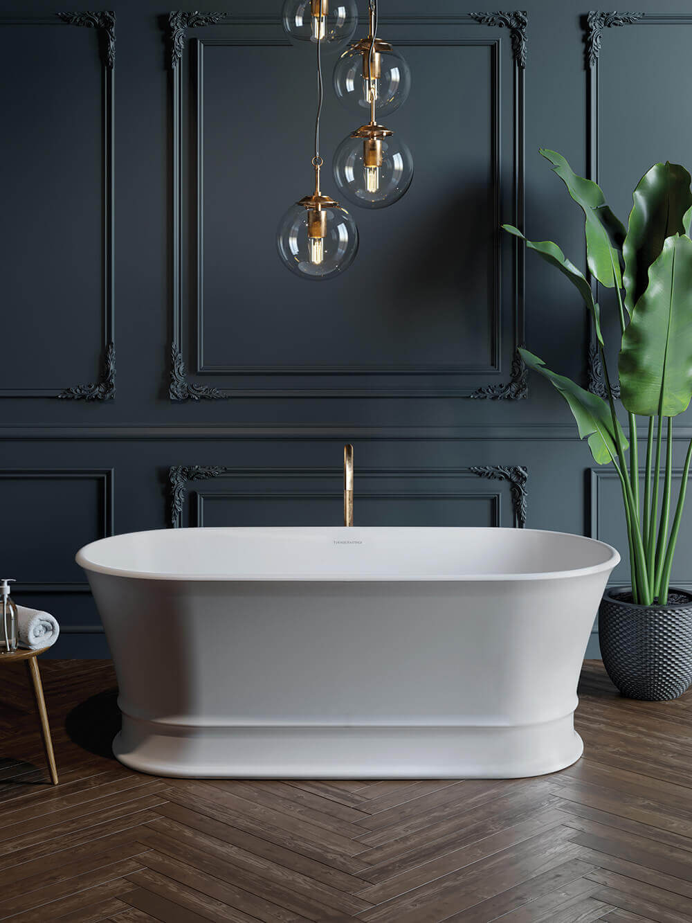 Claremont 170 x 84 MagnaCast Free Standing Bath - Matte White