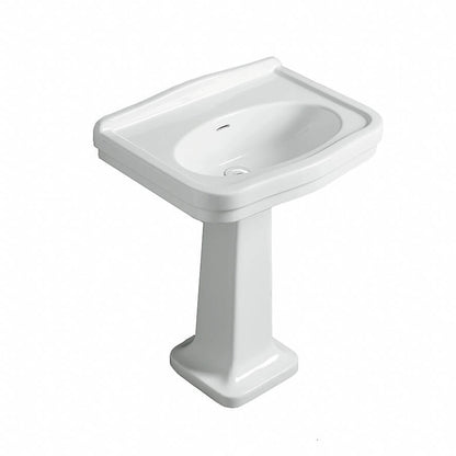 Claremont 68 x 51 Basin & Pedestal without Taphole
