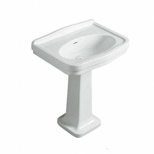 Claremont 68 x 51 Basin & Pedestal without Taphole