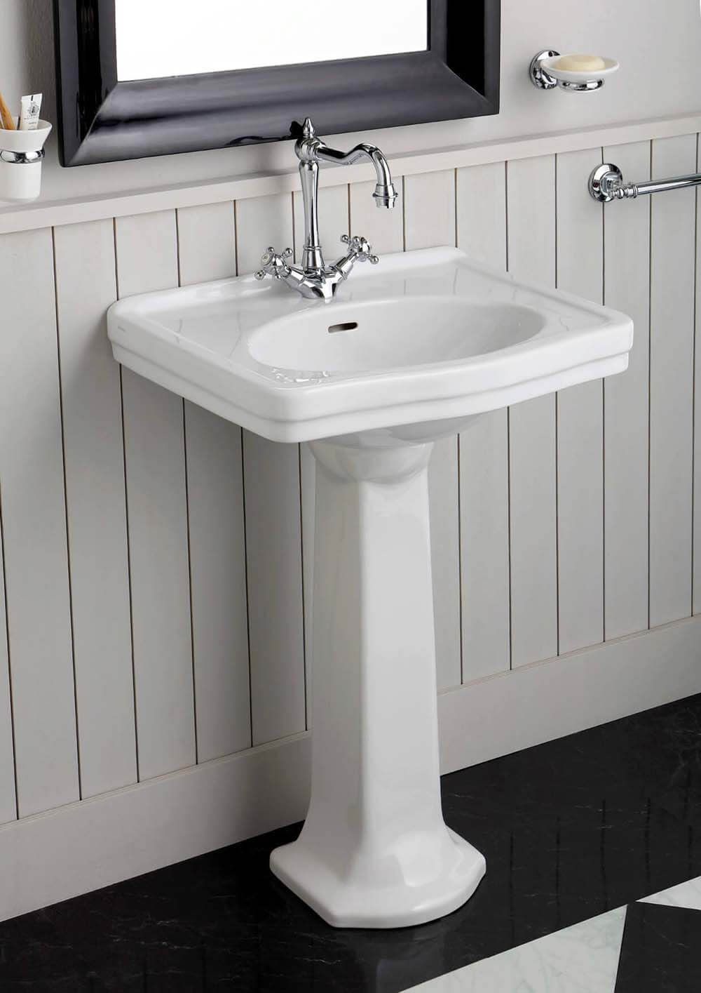 Claremont 58 x 45 Basin & Pedestal
