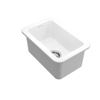 Cuisine 30 x 46 Inset / Undermount Fine Fireclay Matte White Sink