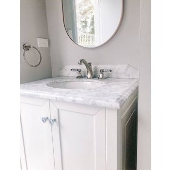 Turner Hastings Coventry 75x55 White Vanity with Marble Top