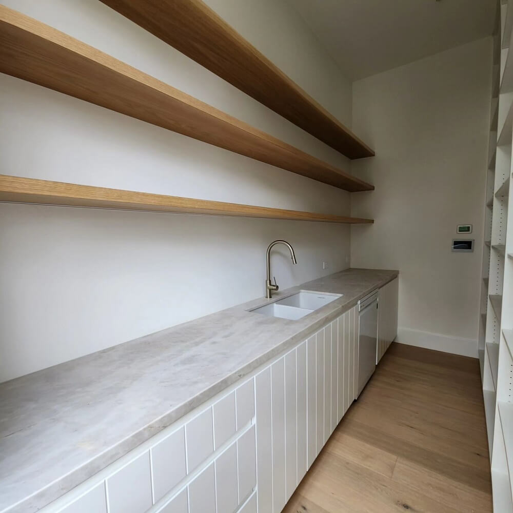 Cuisine 85 x 46 Double Inset / Undermount Fine Fireclay Gloss White Sink
