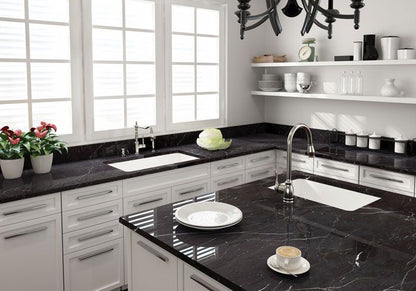Cuisine 81 x 48 Inset / Undermount Fine Fireclay Gloss White Sink